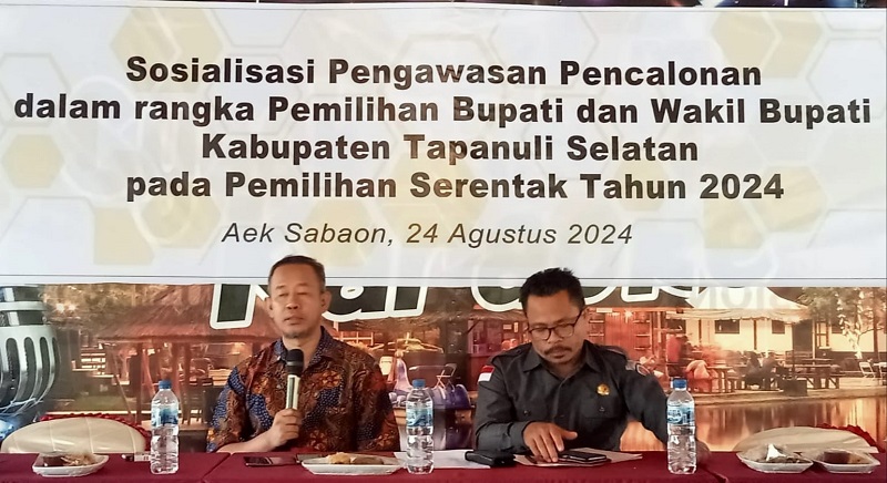 Bawaslu Ajak Pemangku Kepentingan Awasi Proses Pencalonan Bupati Dan Wakil Bupati Tapsel
