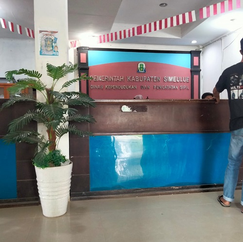 Kini Pelayanan Di Disdukcapil Simeulue Cepat Dan Gratis