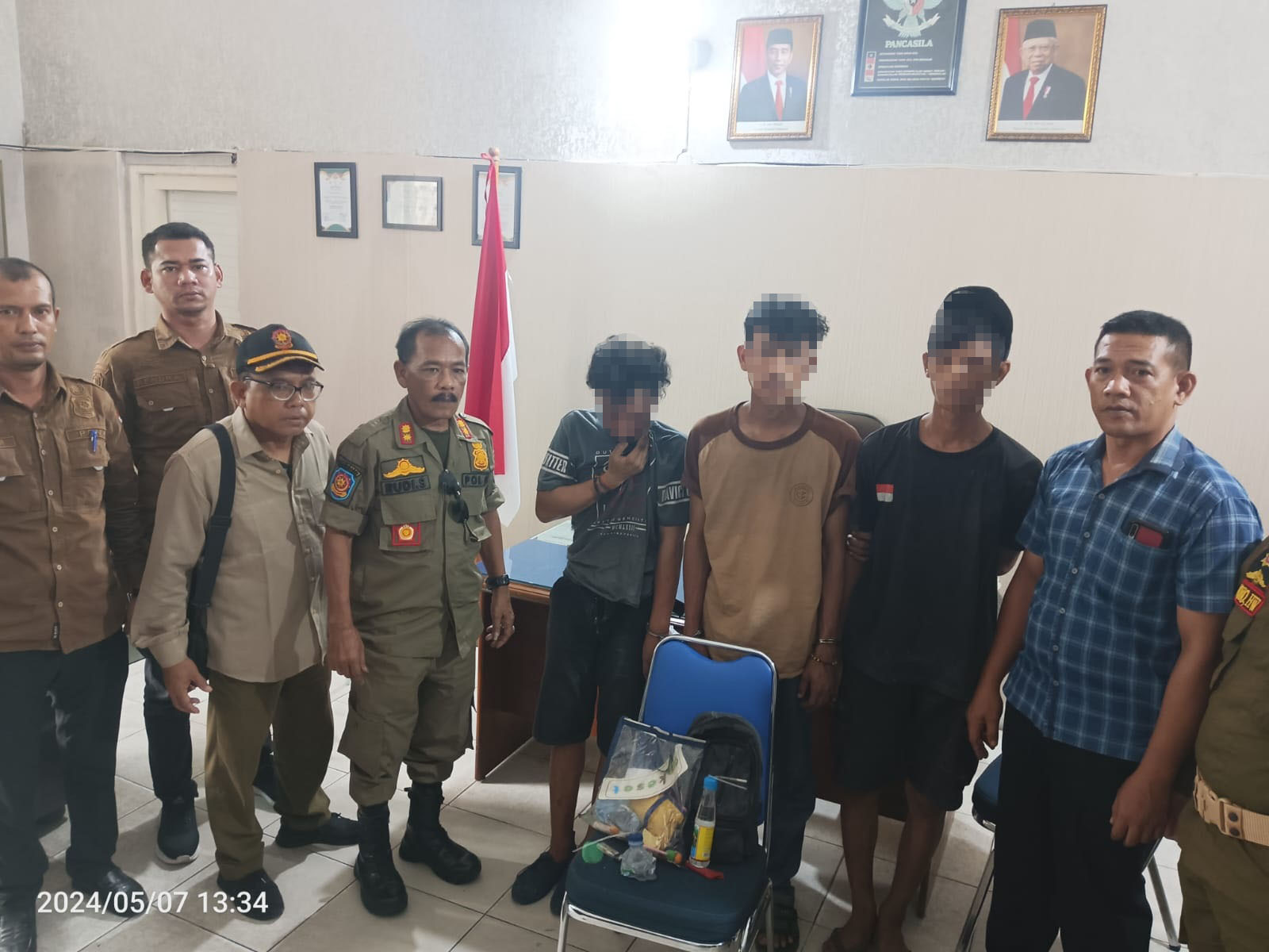 Satpol PP Langsa Tangkap Tiga Anak Punk Sedang Asik Nyabu