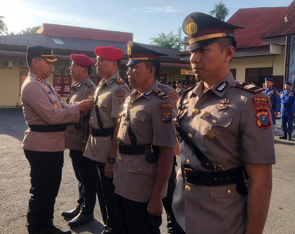 Empat PJU Polres Sibolga Diganti