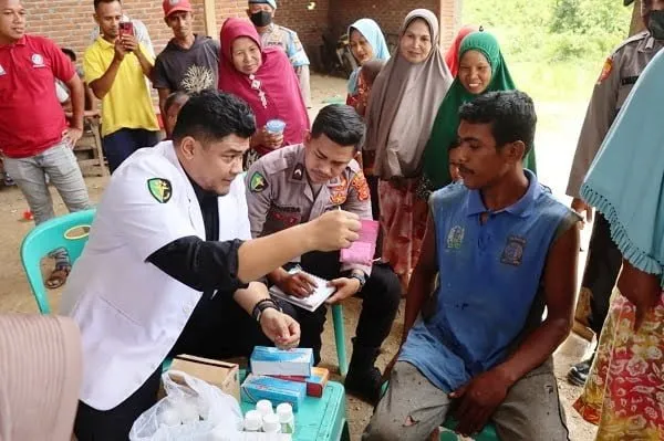 Pasca Banjir, Urkes Polres Gelar Layanan Kesehatan Gratis