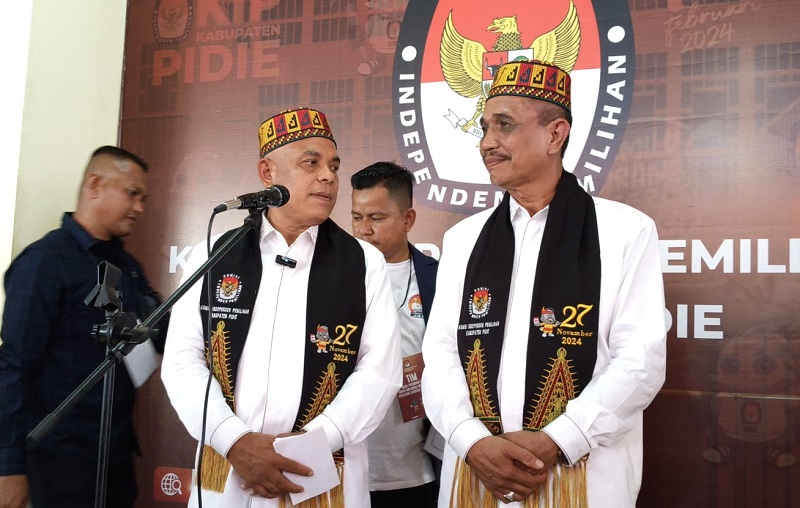 Bacalon Bupati-Wakil Wakil Bupati Pidie Jalur Independen JASA Daftar Ke KIP