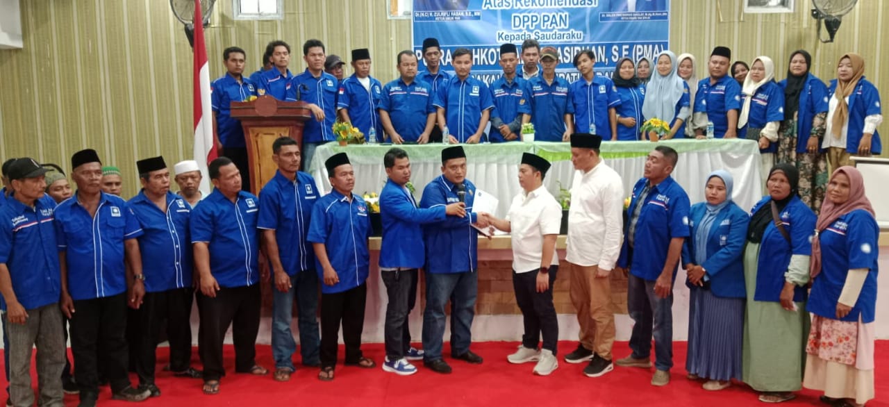 Partai PAN Resmi Usung PMA-AFN Sebagai Balon Bupati Dan Wakil Bupati Palas