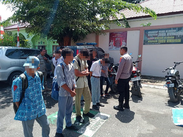 Siswa Bolos Sekolah Di Lhokseumawe Terjaring Razia