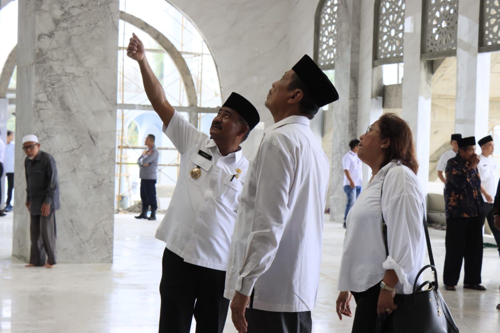 Wali Kota Binjai Tinjau Progress Pembangunan Masjid Dan Al-Quran Center Binjai