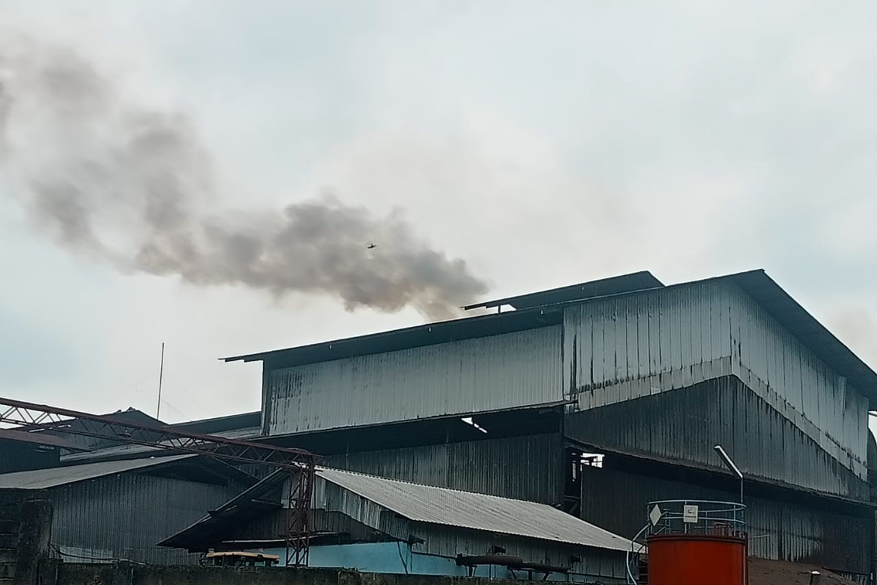 Udara Di Seputar PKS PT SJMS Bau Dan Sesakkan Nafas
