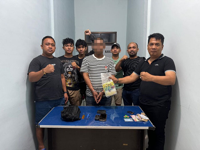 Naik KLX Bawa Sabu 1 Kg, Ditangkap Polisi