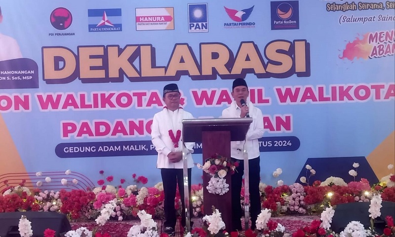 Hapendi-Gempar Deklarasi Maju Di Pilkada Padangsidimpuan, Besok Daftar Ke KPU
