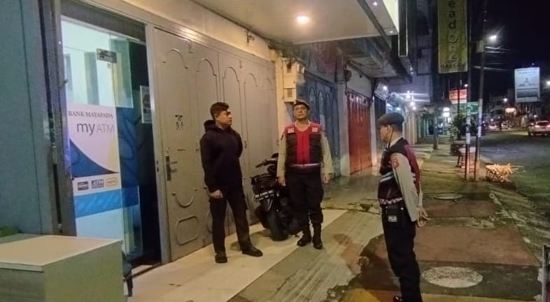 Samapta Polres P.Siantar Patroli Malam