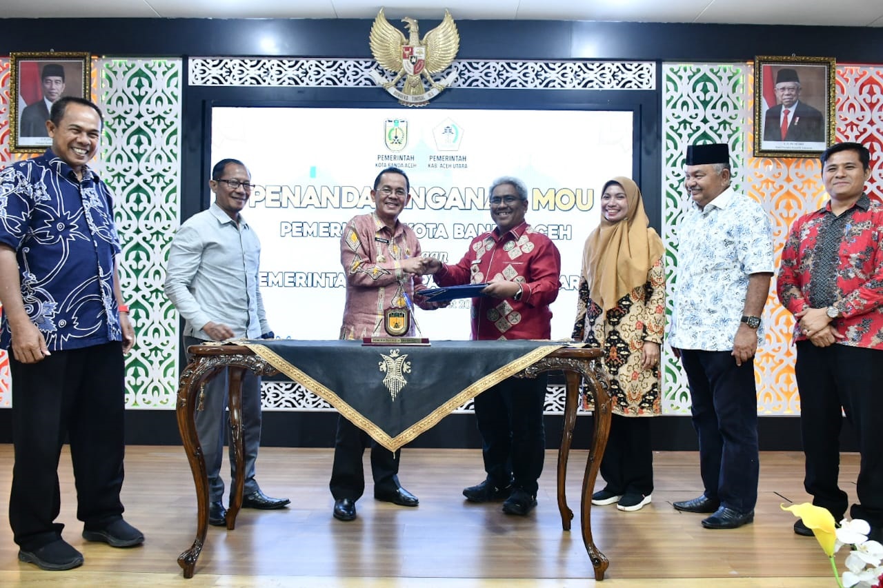 Banda Aceh Dan Aceh Utara Tandatangani MoU Kerjasama Pelayanan Tera