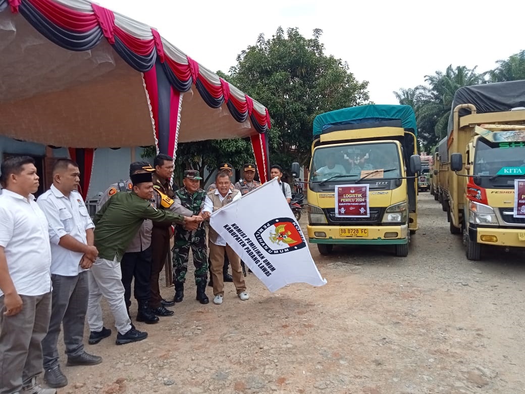 KPU Palas Distribusikan Logistik Pemilu 2024