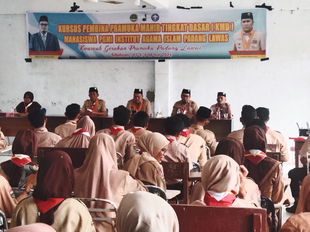 69 Mahasiswa PGMI IAI Palas Siap Jadi Pembina Pramuka Tingkat Dasar