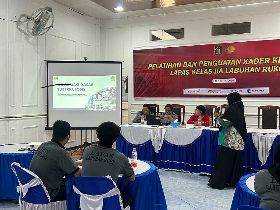 Pelatihan Penguatan Kader Kesehatan Di Lapas Labuhan Ruku