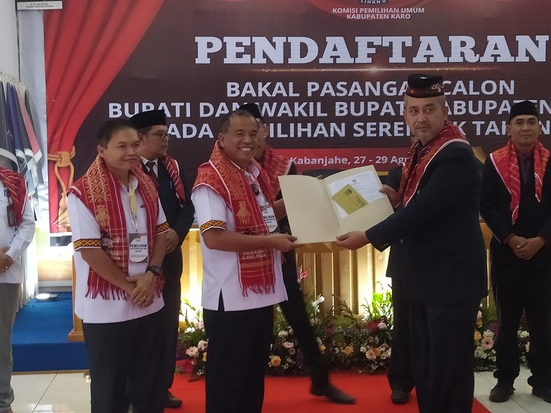 Tanpa Incumbent, Tiga Paslon Siap Berlaga Di Pemilihan Bupati Karo