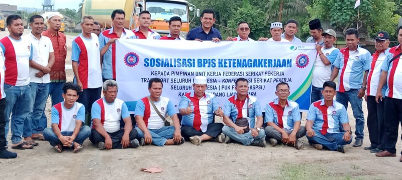 BPJS Ketenagakerjaan Padangsidimpuan Edukasi Anggota FSPTSI-KSPSI Pentingnya Perlindungan Sosial