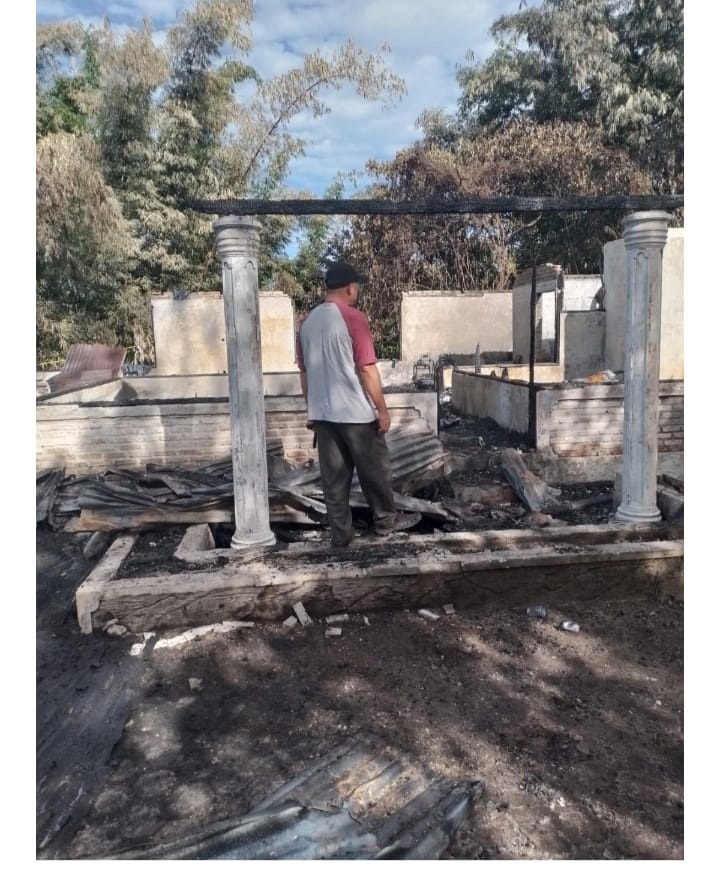 Tempat Penyimpanan BBM Terbakar