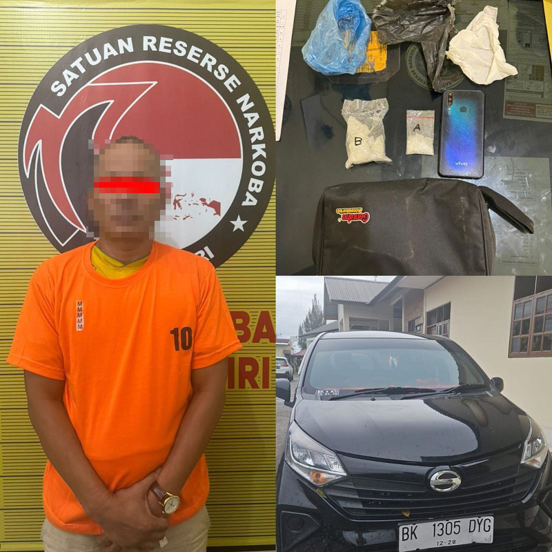 Sat Narkoba Polres Dairi Gagalkan Peredaran Sabu