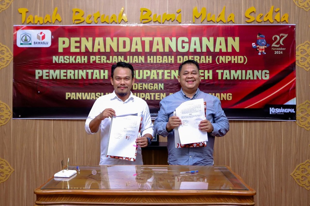 Pemkab Aceh Tamiang Cairkan 100 Persen Dana Hibah Penyelenggaraan Pilkada