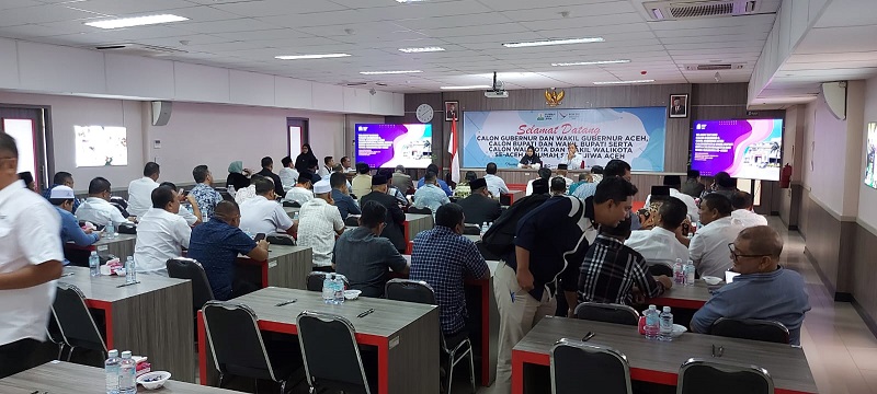 KIP Sabang Dampingi Penerimaan Pendaftaran Bapaslon Wali Kota dan Wakil Wali Kota