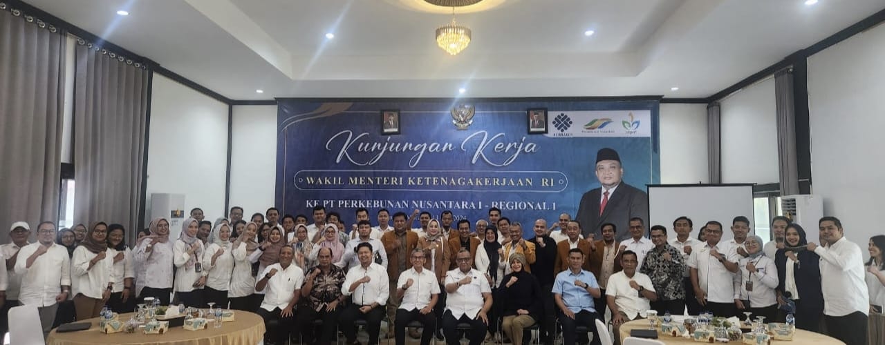Wamen Kemnaker Kunjungi PTPN I Regional 1 Tanjungmorawa