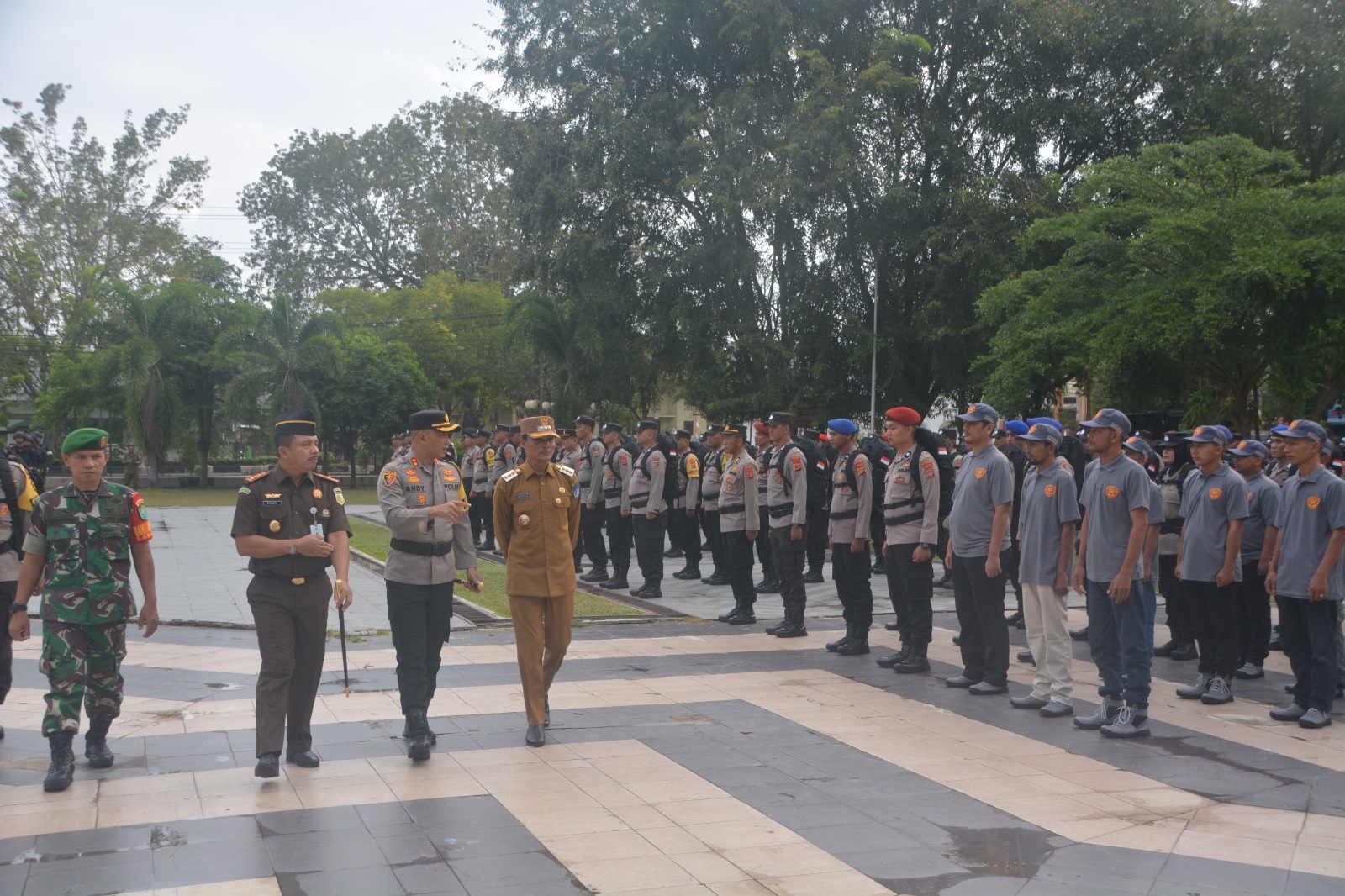 Pemko Dan Polres Langsa Mulai Geser Personel Amankan Pemilu