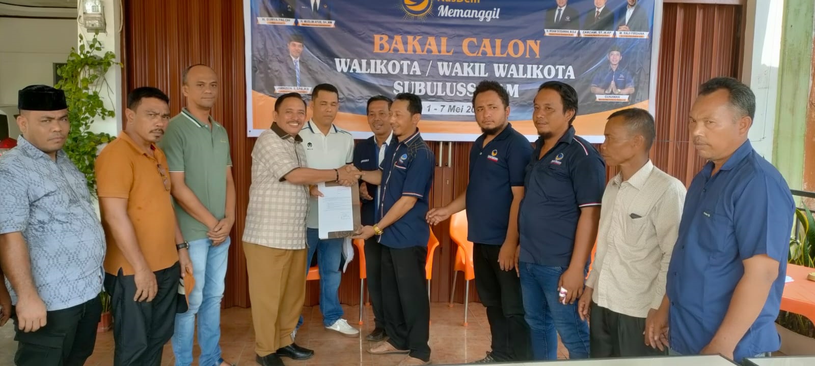 Affan Bintang, Balon Wali Kota Subulussalam Merapat Ke Nasdem