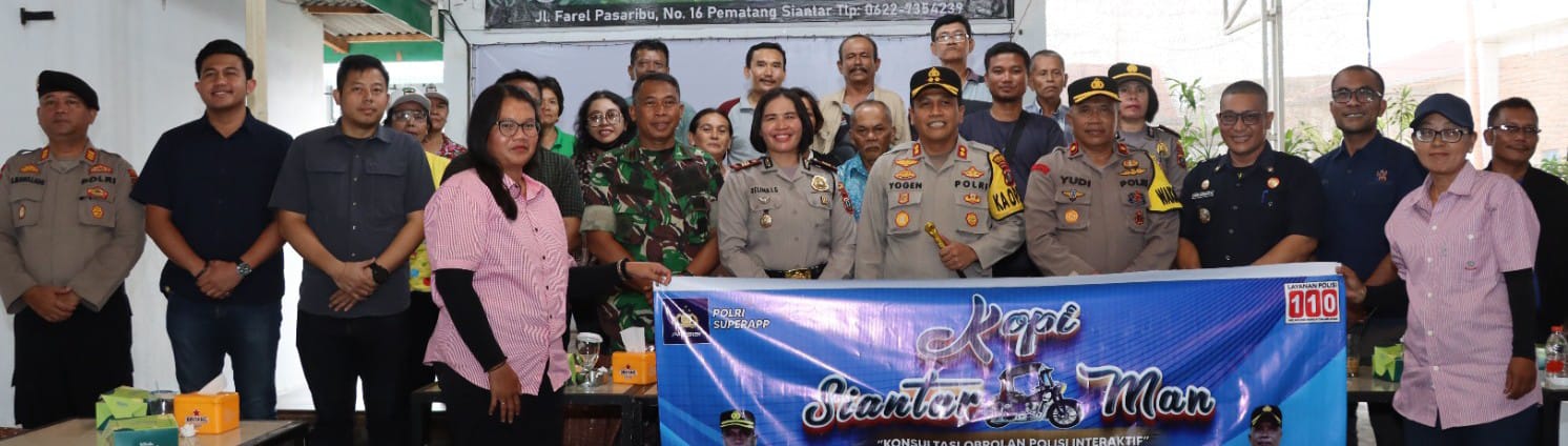 Curhat Kamtibmas Kopi Siantar Man Beri Solusi Uneg-uneg Warga