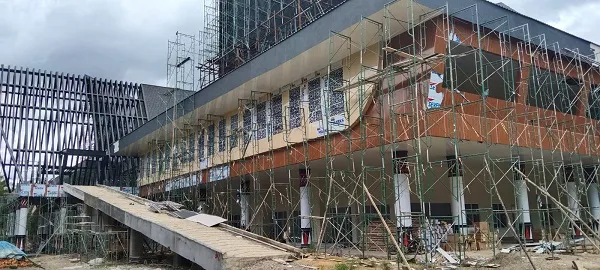 Progres Pembangunan Kantor Bupati Palas Bakal Tercapai Sesuai Jadwal