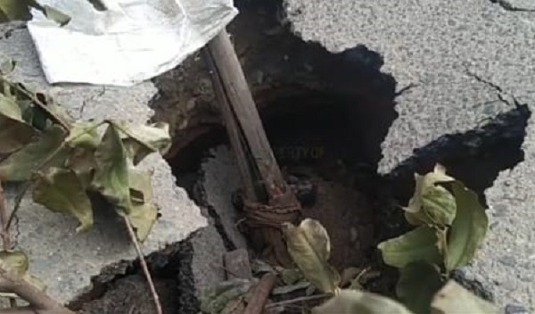 "Lubang Maut" Panyabungantonga Ancam Nyawa