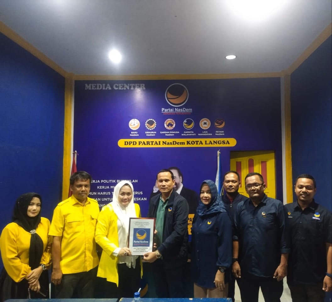 Partai NasDem Kota Langsa Jaring Tiga Nama Cawalkot