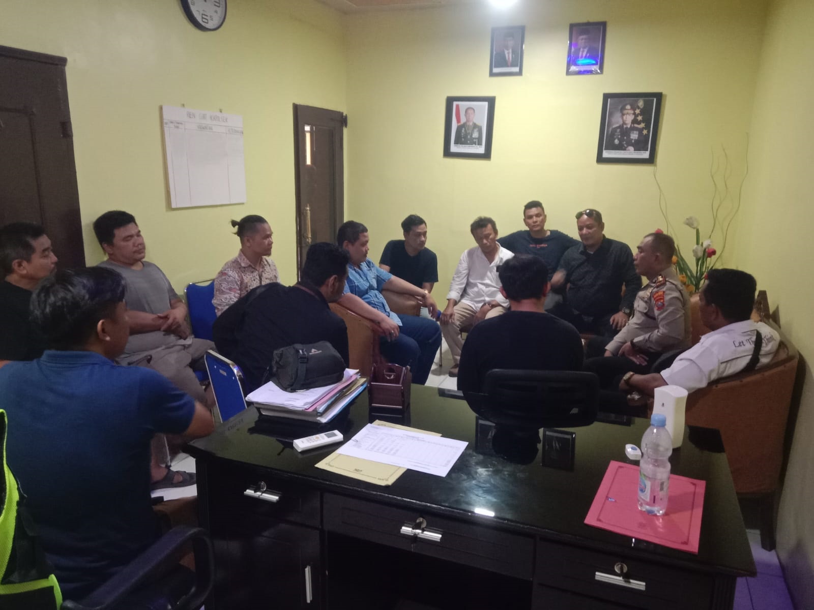 Bentrok Konstatering PN Seirampah Berujung Saling Lapor