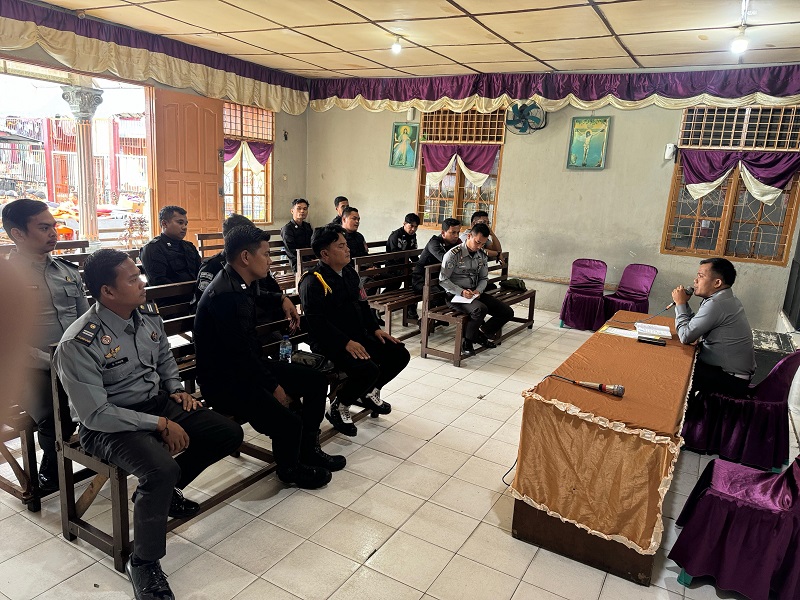 Petugas Rutan Tarutung Diminta Bekerja Sesuai SOP