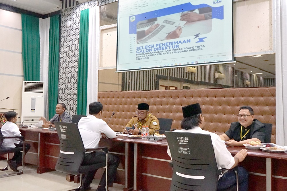 8 Calon Direktur PDAM Tirta Agara Bersaing Untuk 3 Besar