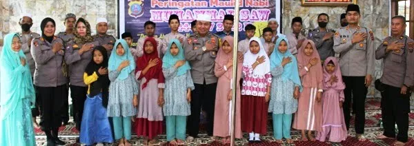 Wakapolres P.Siantar Gelar Maulid Nabi