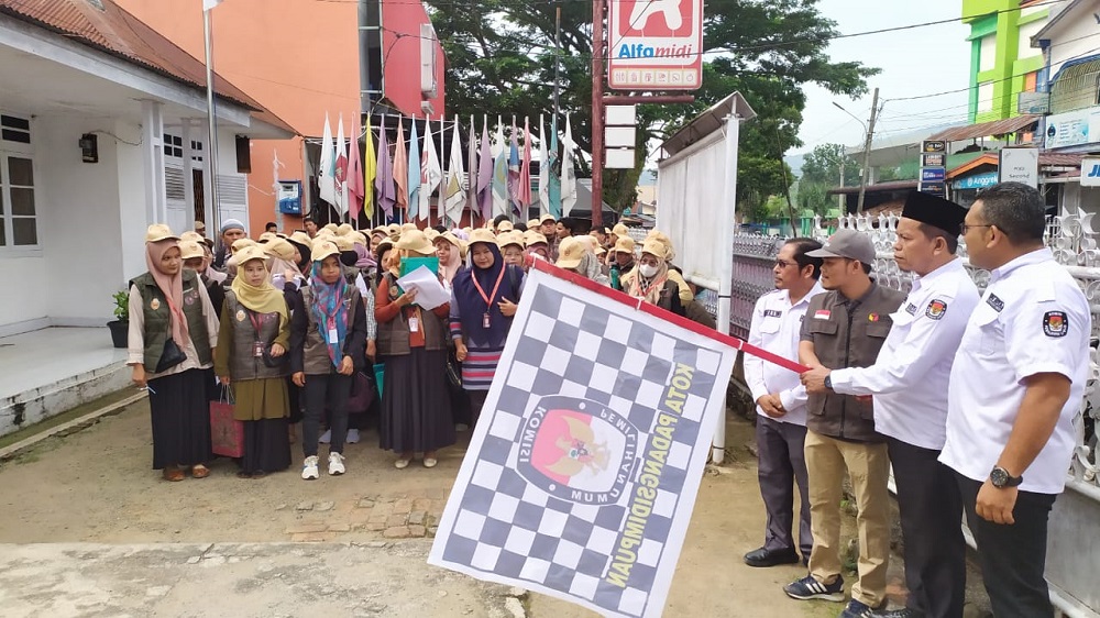 KPU Padangsidimpuan Terjunkan 639 Orang Pantarlih Coklit Data Pemilih