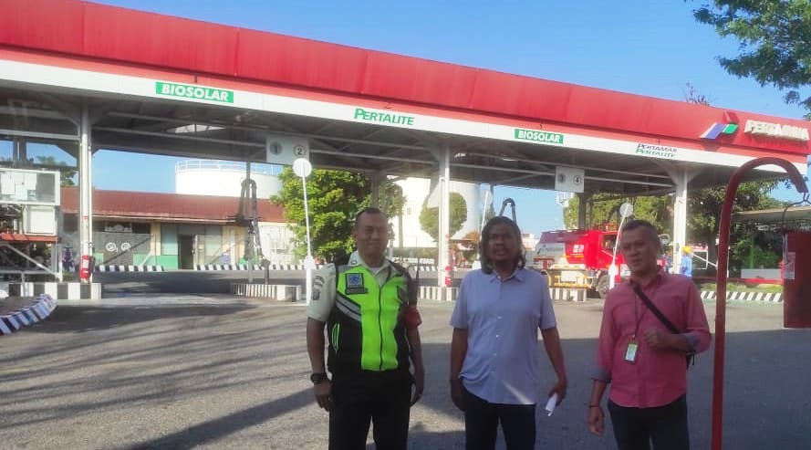 Cegah Kecurangan BBM, Polres P.Siantar Monitoring Pengisian BBM Di SPBU