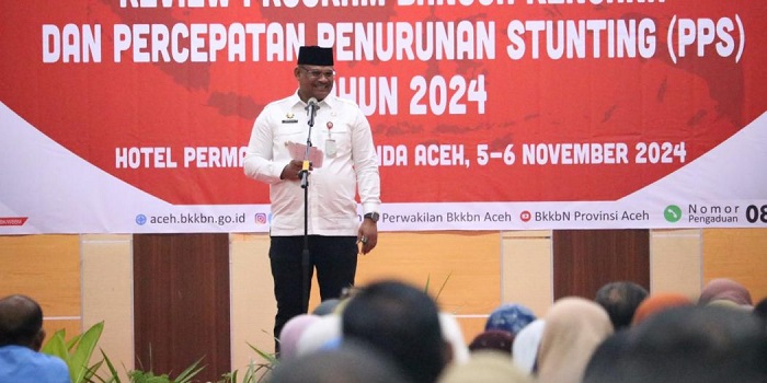 Pj Gubernur Apresiasi Penurunan Stunting Di Aceh