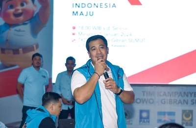 TKD Prabowo-Gibran Tetap Kampanyekan Politik Riang Gembira