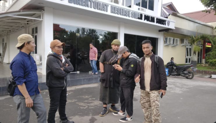 GAPAI Sumut Bawa Terduga Penista Agama Ke Poldasu