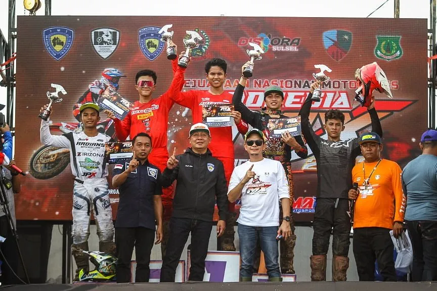 Dua Kroser Astra Honda Kuasai Podium IndoMX National Championship