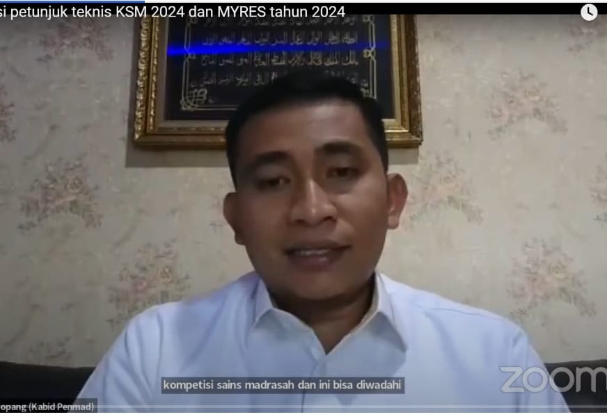 Kanwil Kemenagsu Sosialisasi KSM Dan MYRES Secara Virtual