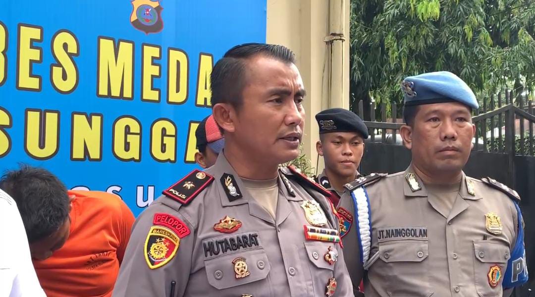 Polsek Sunggal Tangkap 2 Maling, 1 Ditembak