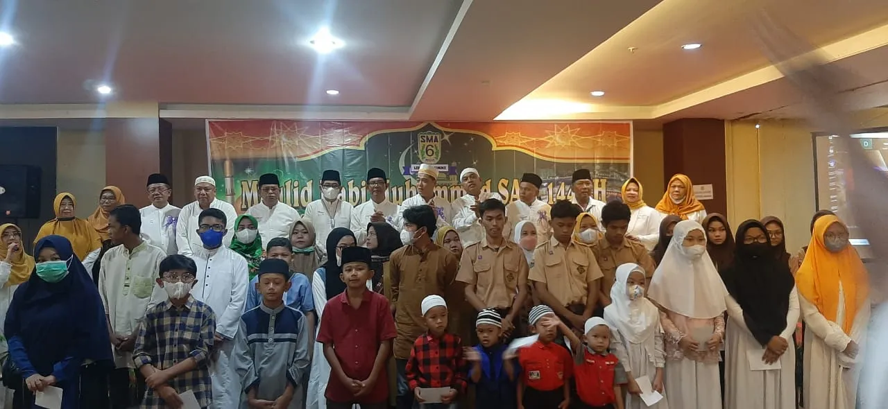 Keluarga Besar Lintas Alumni SMA 6 Medan Gelar Maulid Nabi Muhammad SAW