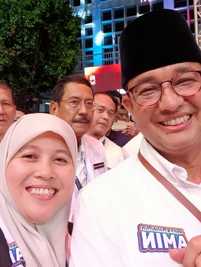Alween Ong Bersama DPP PKS Hantarkan Anies-Cak Imin Pimpin RI Nomor Urut 1