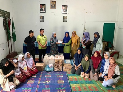 Rangkaian Milad , FISIP UMSU Anjangsana Ke Panti Asuhan Melati