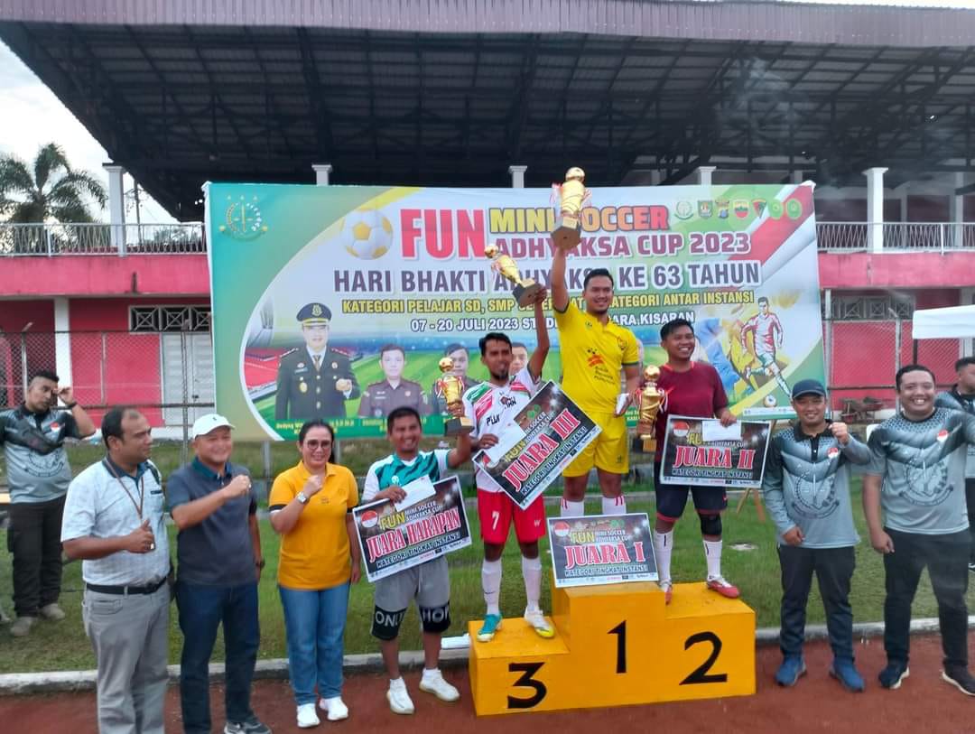 BSP Juara Soccer Adhyaksa, Wartawan Asahan Peringkat Tiga