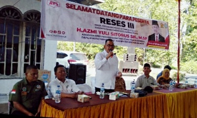 Anggota DPRD Sumut H. Azmi Yuli Sitorus Serap Aspirasi Masyarakat Dusun IV, Kecamatan Perbaungan