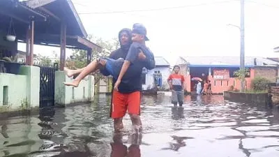 Pasca Terendam Banjir, Warga Perumahan TKBM Medan Labuhan Mulai Terjangkit Penyakit Kulit