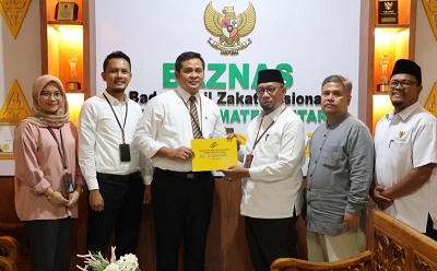 BTN Syariah Serahkan Dana Kebajikan Nasabah Ke Baznas Sumut
