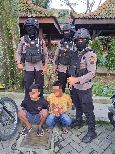 Terima Pesan Tiktok, PRC Poldasu Tangkap Dua Tersangka Curanmor